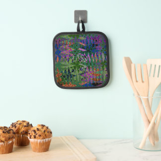 Farbenfrohe Stechmotive Oven Mitt Topflappen