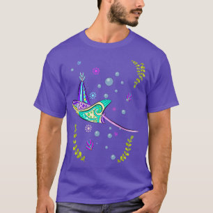 Farbenfrohe Sternchen T-Shirt
