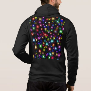 Farbenfrohe Sterne Feuerwerk Design-27317 Hoodie