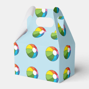 Farbenfrohe Strandball Geschenkschachtel