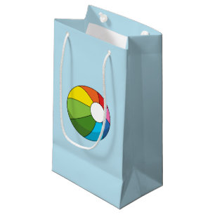 Farbenfrohe Strandball Kleine Geschenktüte