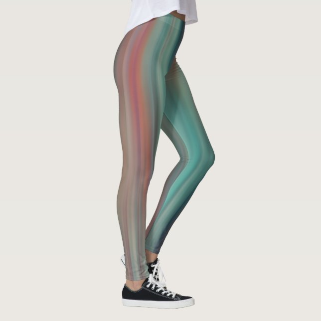 Farbenfrohe Straßen Leggings (Rechts)