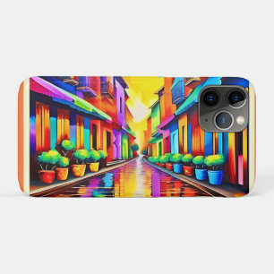 Farbenfrohe Street Scene Art Case-Mate iPhone Hülle