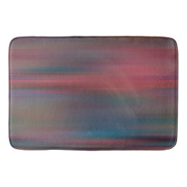 farbenfrohe Streifen Badematte