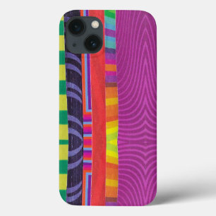 farbenfrohe Streifen Case-Mate iPhone Hülle
