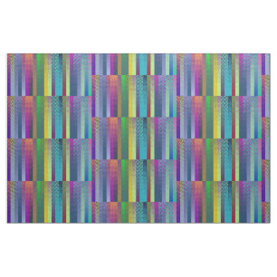 Farbenfrohe Streifen & Dots Muster + Ihre Ideen Stoff