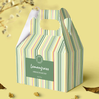 Farbenfrohe Stricklines Soap Box Business Packung Geschenkschachtel