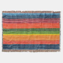 Farbenfrohe Strip-Imitate Denim Texture