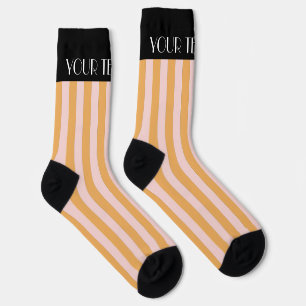 Farbenfrohe, stylische, helle Minimalistische Stre Socken