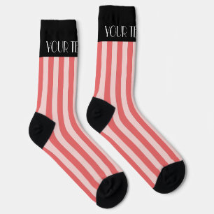 Farbenfrohe, stylische, helle Minimalistische Stre Socken