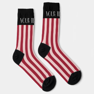 Farbenfrohe, stylische, helle Minimalistische Stre Socken