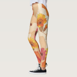 Farbenfrohe Südwest-inspirierte Blumenleggings Leggings