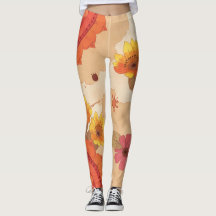 Farbenfrohe Südwest-inspirierte Blumenleggings