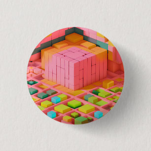 Farbenfrohe Süße Button