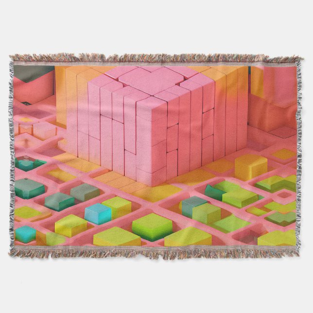 Farbenfrohe Süße Decke (Vorderseite)