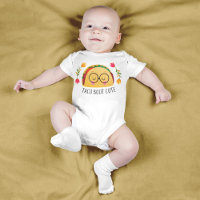 Farbenfrohe Taco Bout Niedlich Baby Girl Funny Tex