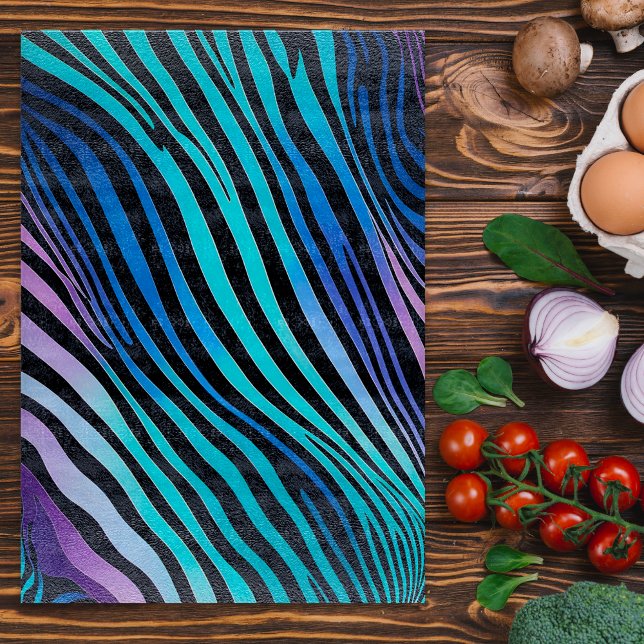 Farbenfrohe Tafel mit tierischer Printwerbung Schneidebrett (Von Creator hochgeladen)