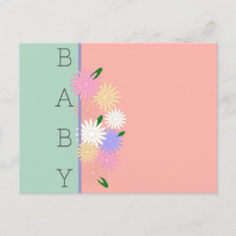 Farbenfrohe Tageszeitungen auf Soft Peach & Jungle Postkarte