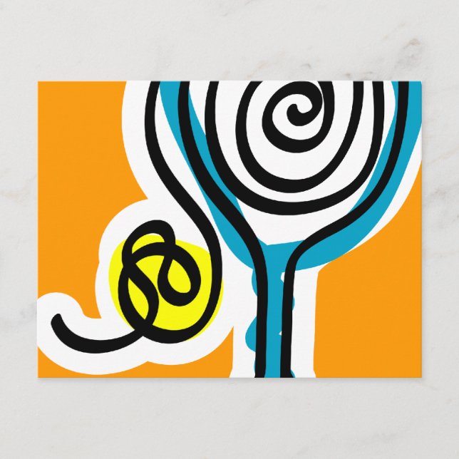 Farbenfrohe Tennis Spiralope (Vorderseite)