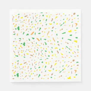 Farbenfrohe Terrazzo Pieces Serviette