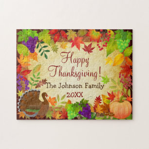 Farbenfrohe Thanksgiving-Ernte