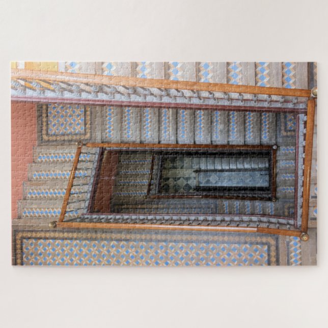 Farbenfrohe Tile-Treppe Barcelona - 20x30 - 1014 S (Horizontal)