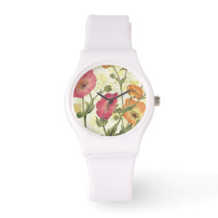 Farbenfrohe Tische Armbanduhr