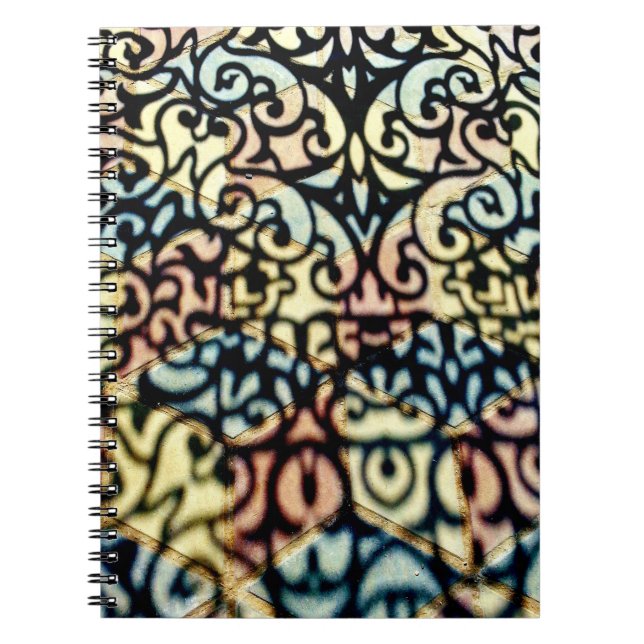 Farbenfrohe Torschatten Notizblock (Vorderseite)