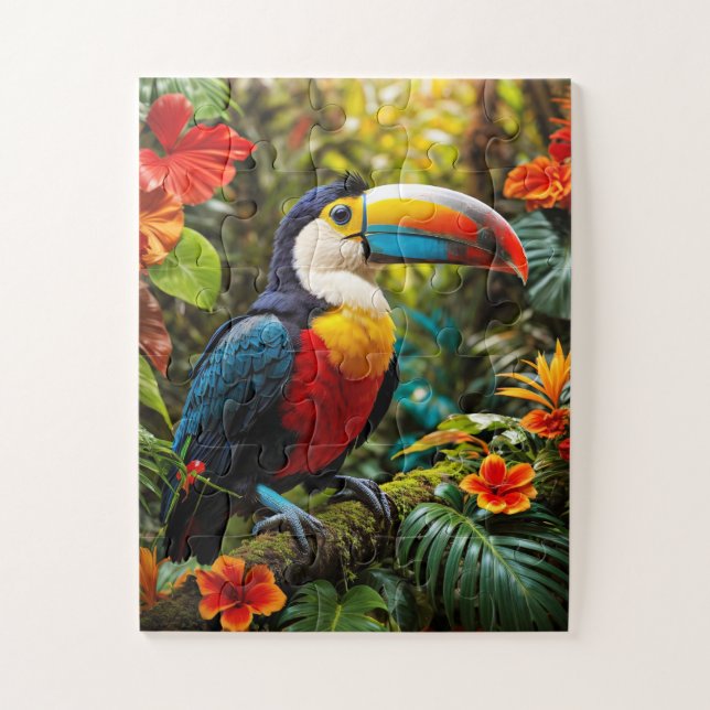 Farbenfrohe Toucan Bird (Vertikal)