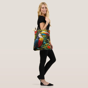 Farbenfrohe Toucan Bird Tasche