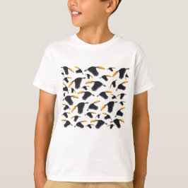 Farbenfrohe Toucan Tropical Bird Muster T-Shirt