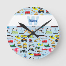 Farbenfrohe Transportmittel & Fahrzeuge Kindermust