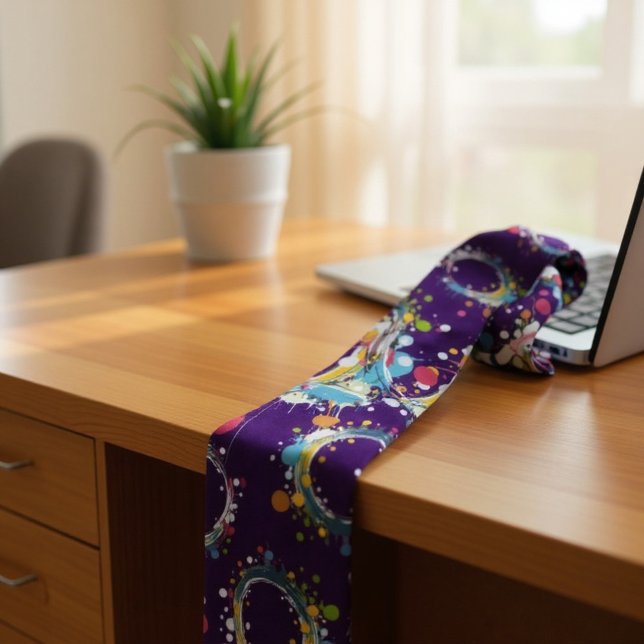 Farbenfrohe Traumwelt Krawatte (Von Creator hochgeladen)