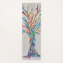 Farbenfrohe Tree Yoga Studio Yogamatte