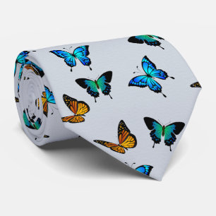 Farbenfrohe trendy Monarch Butterfly-Muster Krawatte