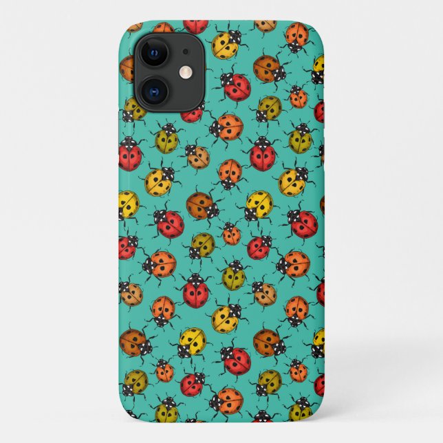 Farbenfrohe Treppenbuchten auf türkis Case-Mate iPhone Hülle (Rückseite)