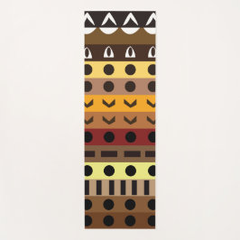 Farbenfrohe Tribal Deko Art Pattern Yogamatte