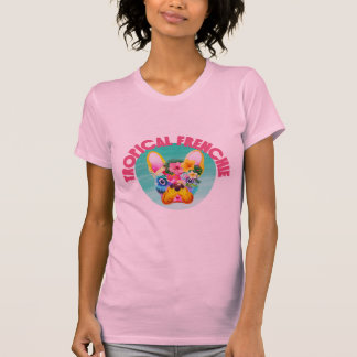 Farbenfrohe Tropenreise French Bulldog T Shirt