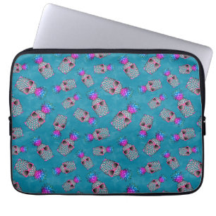 Farbenfrohe tropische Ananas 2 Laptopschutzhülle