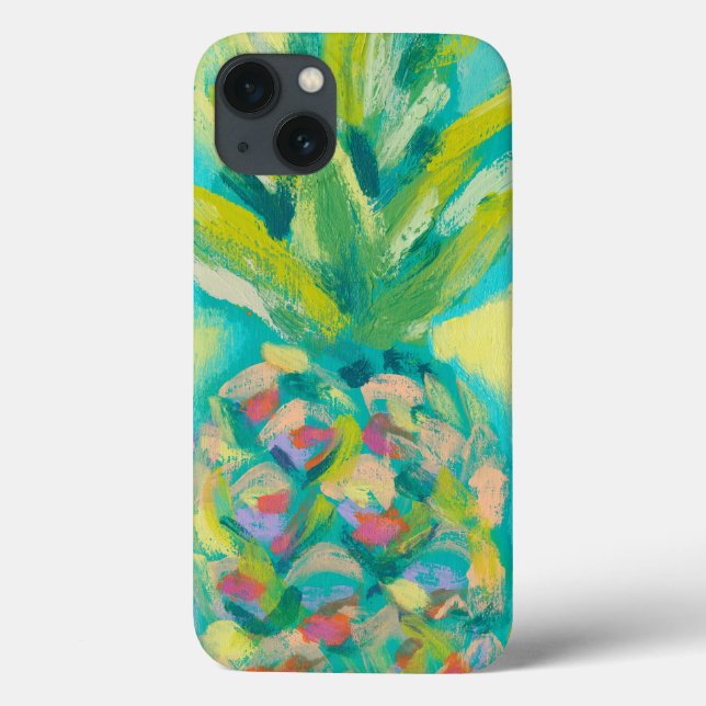 Farbenfrohe tropische Ananas Case-Mate iPhone Hülle (Rückseite)