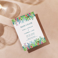 Farbenfrohe tropische Blume Grenze