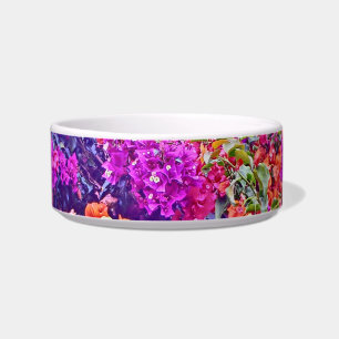 Farbenfrohe tropische Blume Napf