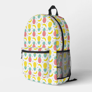 Farbenfrohe tropische Fruchtmuster Bedruckter Rucksack