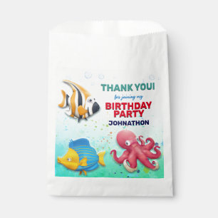 Farbenfrohe tropische Kindergeburtstag Party Geschenktütchen