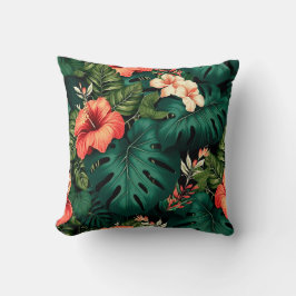 Farbenfrohe tropische Paradies Hawaii Aloha Blume Kissen
