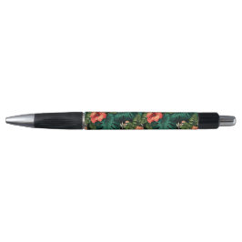 Farbenfrohe tropische Paradies Hawaii Aloha Blume Kugelschreiber