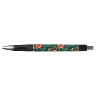 Farbenfrohe tropische Paradies Hawaii Aloha Blume Kugelschreiber