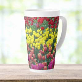 Farbenfrohe Tulip Garden Milchtasse