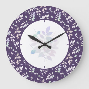 Farbenfrohe Twigs Große Wanduhr