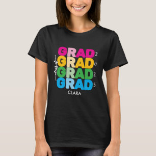 Farbenfrohe und angepasste Bezeichnung und Jahr Gr T-Shirt